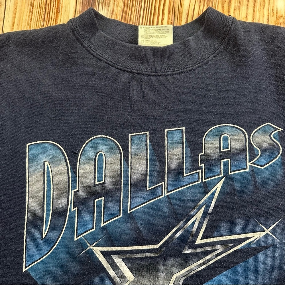Vintage Dallas Cowboys Sweatshirt 1995 NFL Pullover Crewneck Size XL USA - Picture 13 of 16